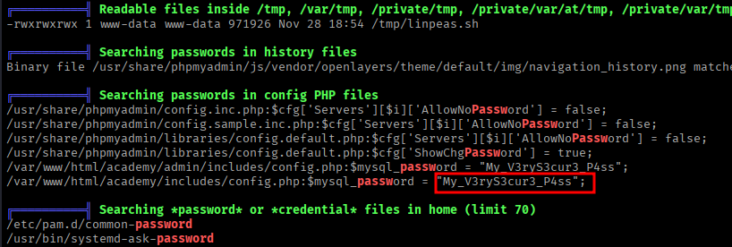 Password in Config File